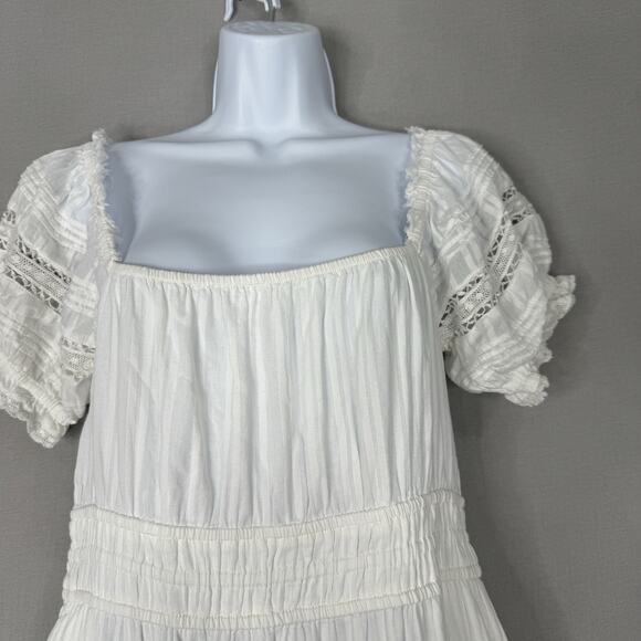 LoveShackFancy Womens Dress M White Lilium Dainty Cottagecore Feminine Bridal - Picture 2 of 13